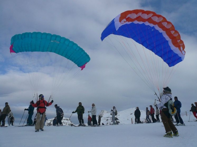  Parapenle en verano e invierno 
